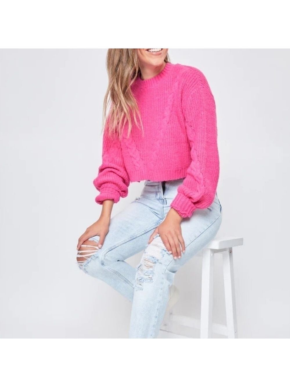 YMI HIGH RISE MOM FIT DREAM JEANS - ANKLE - DISTRESSED - NWT
